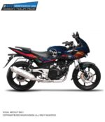 Pulsar 220 Superman Design [Full Body Edge To Edge Wrap / Decal / Sticker Kit]