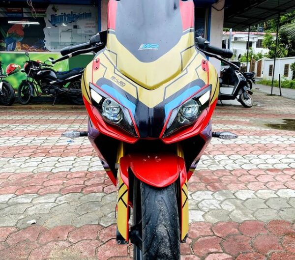 TVS RR310 Iron Man Design [Full Body Edge To Edge Wrap / Decal / Sticker Kit] - Image 3