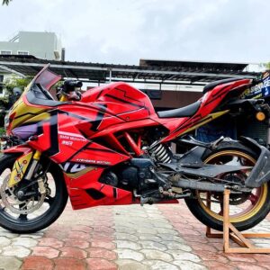 TVS RR310 Iron Man Design [Full Body Edge To Edge Wrap / Decal / Sticker Kit]