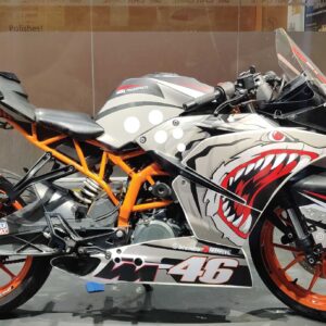 KTM Rc Grey Shark Edition 125-200-390 (BS4-BS6) [Full Body Wrap / Decal / Sticker Kit]