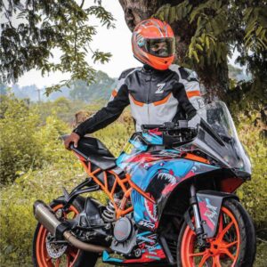 KTM Rc Shark Attack Design 125-200-390 (BS4-BS6) [Full Body Wrap / Decal / Sticker Kit]