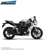Honda CBR Venom Black Design 150/250R [Full Body Edge To Edge Wrap / Decal / Sticker Kit]