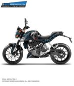KTM Duke Wolfpack Design 125-200-390 (BS4-BS6) [Full Body Wrap / Decal / Sticker Kit]