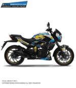 Bajaj Dominar Bullet Design 250-400 (BS4-BS6) [Full Body Edge To Edge Wrap / Decal / Sticker Kit]