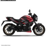 Bajaj Dominar Red Storm Design 250-400 (BS4-BS6) [Full Body Edge To Edge Wrap / Decal / Sticker Kit]