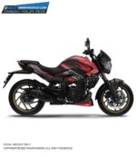 Bajaj Dominar Red Storm Design 250-400 (BS4-BS6) [Full Body Edge To Edge Wrap / Decal / Sticker Kit]