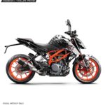 KTM Duke Venom Black Edition 125-200-250-390 (BS4-BS6) [Full Body Wrap / Decal / Sticker Kit]