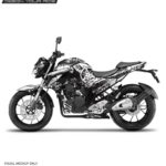 Yamaha FZ 25 Abstract Design [Full Body Edge To Edge Wrap / Decal / Sticker Kit]