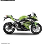 Kawasaki Ninja 300 Yoshimura Design [Full Body Edge To Edge Wrap / Decal / Sticker Kit]