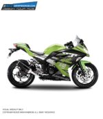 Kawasaki Ninja 300 Yoshimura Design [Full Body Edge To Edge Wrap / Decal / Sticker Kit]