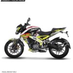 Pulsar NS Shark Edition [Full Body Edge To Edge Wrap / Decal / Sticker Kit]