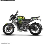 Pulsar NS Speedteam Design [Full Body Edge To Edge Wrap / Decal / Sticker Kit]