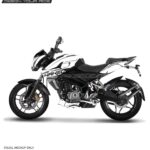 Pulsar NS Whiteline Design [Full Body Edge To Edge Wrap / Decal / Sticker Kit]