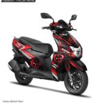 TVS Ntorq Deadpool Design [Full Body Edge To Edge Wrap / Decal / Sticker Kit]