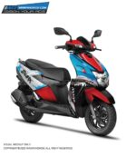 TVS Ntorq Sharkbite Design [Full Body Edge To Edge Wrap / Decal / Sticker Kit]
