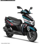TVS Ntorq Blue Slash Design [Full Body Edge To Edge Wrap / Decal / Sticker Kit]