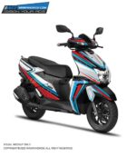 TVS Ntorq Martini Design [Full Body Edge To Edge Wrap / Decal / Sticker Kit]
