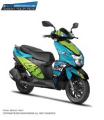 TVS Ntorq 46 Shark Design [Full Body Edge To Edge Wrap / Decal / Sticker Kit]