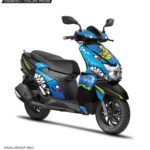 TVS Ntorq Shark 2 Design [Full Body Edge To Edge Wrap / Decal / Sticker Kit]