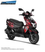 TVS Ntorq Venom 2 Design [Full Body Edge To Edge Wrap / Decal / Sticker Kit]