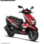 TVS Ntorq Scatter Design [Full Body Edge To Edge Wrap / Decal / Sticker Kit]