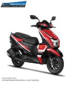 TVS Ntorq Scatter Design [Full Body Edge To Edge Wrap / Decal / Sticker Kit]