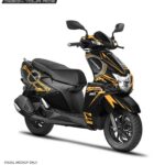 TVS Ntorq Gold Design [Full Body Edge To Edge Wrap / Decal / Sticker Kit]