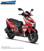 TVS Ntorq 99 Lorenzo Design [Full Body Edge To Edge Wrap / Decal / Sticker Kit]