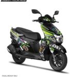 TVS Ntorq Joker Design [Full Body Edge To Edge Wrap / Decal / Sticker Kit]
