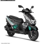 TVS Ntorq Petronas Design [Full Body Edge To Edge Wrap / Decal / Sticker Kit]