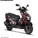 TVS Ntorq Venom Design [Full Body Edge To Edge Wrap / Decal / Sticker Kit]