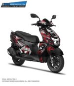 TVS Ntorq Venom Design [Full Body Edge To Edge Wrap / Decal / Sticker Kit]