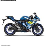 Yamaha R3 46 Design [Full Body Edge To Edge Wrap / Decal / Sticker Kit]