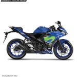 Yamaha R3 Movistar Edition [Full Body Edge To Edge Wrap / Decal / Sticker Kit]