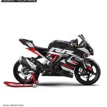 TVS RR310 Black Design [Full Body Edge To Edge Wrap / Decal / Sticker Kit]