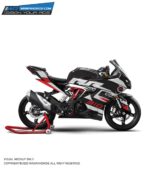 TVS RR310 Black Design [Full Body Edge To Edge Wrap / Decal / Sticker Kit]