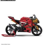 TVS RR310 Iron Man Design [Full Body Edge To Edge Wrap / Decal / Sticker Kit]