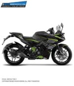 Pulsar RS 200 Halftone Design [Full Body Edge To Edge Wrap / Decal / Sticker Kit]