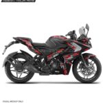 Pulsar RS 200 Extreme Design [Full Body Edge To Edge Wrap / Decal / Sticker Kit]