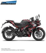 Pulsar RS 200 Extreme Design [Full Body Edge To Edge Wrap / Decal / Sticker Kit]