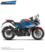 Pulsar RS 200 Sharkbite Design [Full Body Edge To Edge Wrap / Decal / Sticker Kit]