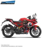 Pulsar RS 200 Skate Design [Full Body Edge To Edge Wrap / Decal / Sticker Kit]