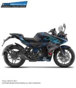 Pulsar RS 200 Wolfpack Design [Full Body Edge To Edge Wrap / Decal / Sticker Kit]