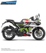 Pulsar RS 200 Storm Design [Full Body Edge To Edge Wrap / Decal / Sticker Kit]