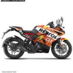 Pulsar RS 200 Repsol Design [Full Body Edge To Edge Wrap / Decal / Sticker Kit]