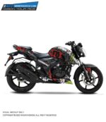 TVS Apache RTR Gymkhana 7 Design 160/200 4V [Full Body Edge To Edge Wrap / Decal / Sticker Kit]