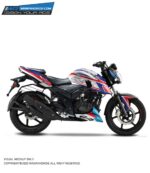 TVS Apache RTR Motorrad Design 160/200 4V [Full Body Edge To Edge Wrap / Decal / Sticker Kit]