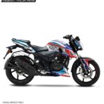 TVS Apache RTR BMW Based Design 160/200 4V [Full Body Edge To Edge Wrap / Decal / Sticker Kit]