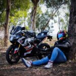 TVS RR310 Black Design [Full Body Edge To Edge Wrap / Decal / Sticker Kit] - Image 5