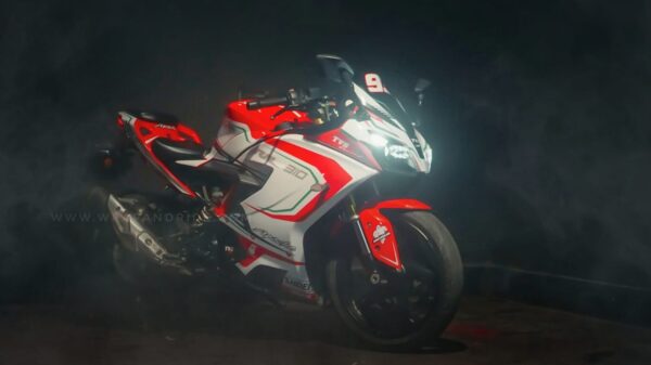 TVS RR310 Augusta Design [Full Body Edge To Edge Wrap / Decal / Sticker Kit] - Image 4